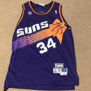 Charles Barkley Suns Purple Basketball Jersey 34